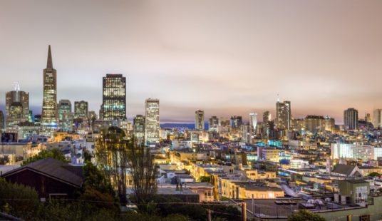 San Fransisco city night scape